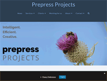 Tablet Screenshot of prepress-projects.co.uk